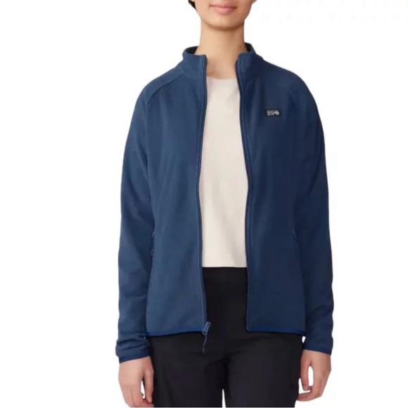 Mountain Hardwear Women's Large Navy Blue Microchill Full Zip Jacket NWT - Picture 9 of 11